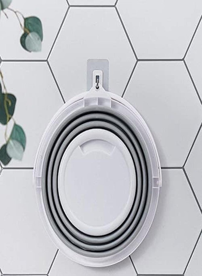 PIHARVA Foldable Collapsible 5L Silicone Bucket - Portable Large Water Container with Handle Space-Saving, Durable & Lightweight for Camping, Fishing, Travel & Household Use - Image 3